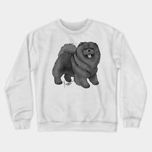 Dog - Chow Chow - Black Crewneck Sweatshirt